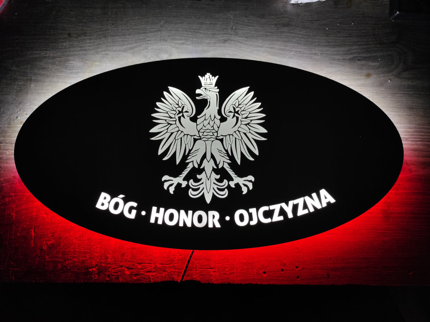 Lustro BÓG/HONOR/OJCZYNA