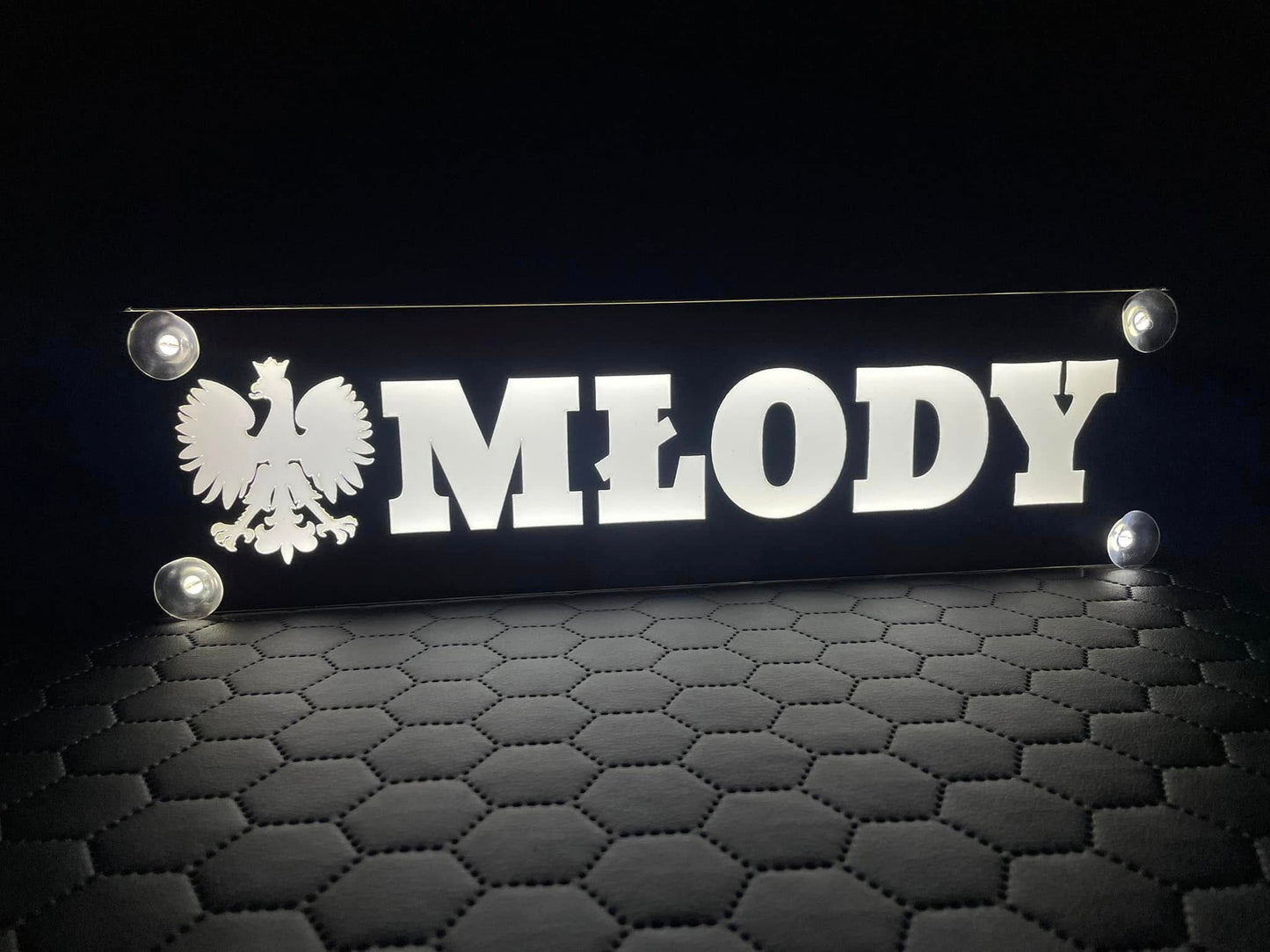 Tabliczka imienna na szybę