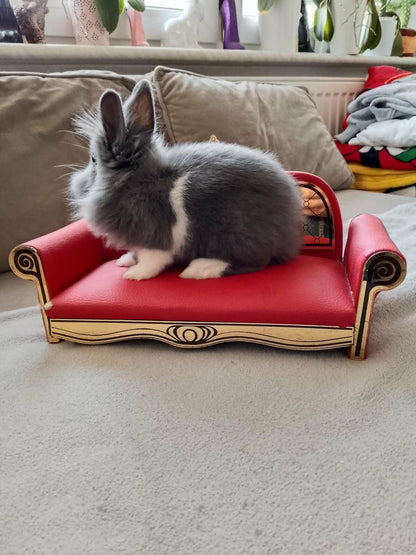 Stylowa sofa / leżanka dla królika