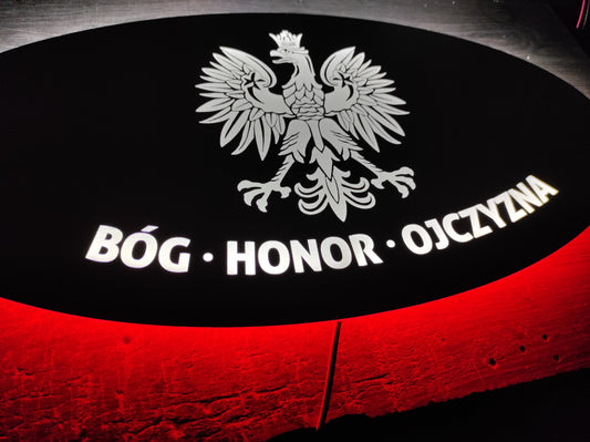 Lustro BÓG/HONOR/OJCZYNA