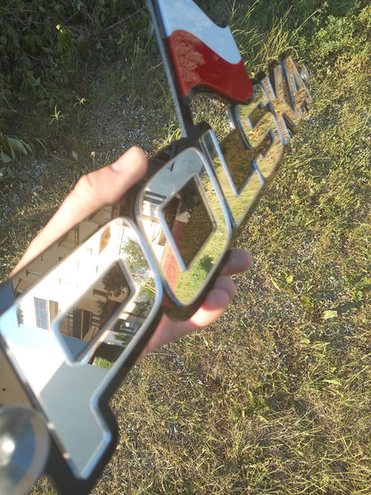 Tabliczka POLSKA z flagą plexa