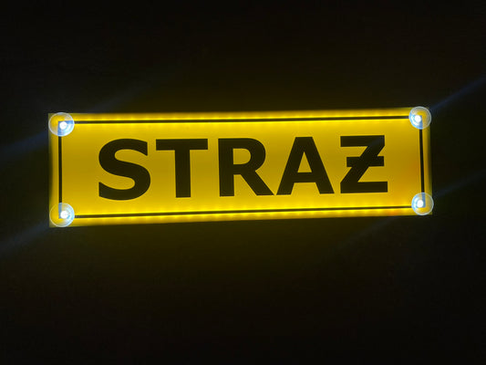 Tabliczka "STRAŻ"