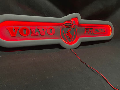 Tablica w ekoskórze czarnej Volvo na ściankę do kobiny