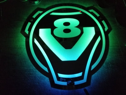 Lustro grawerowane v8